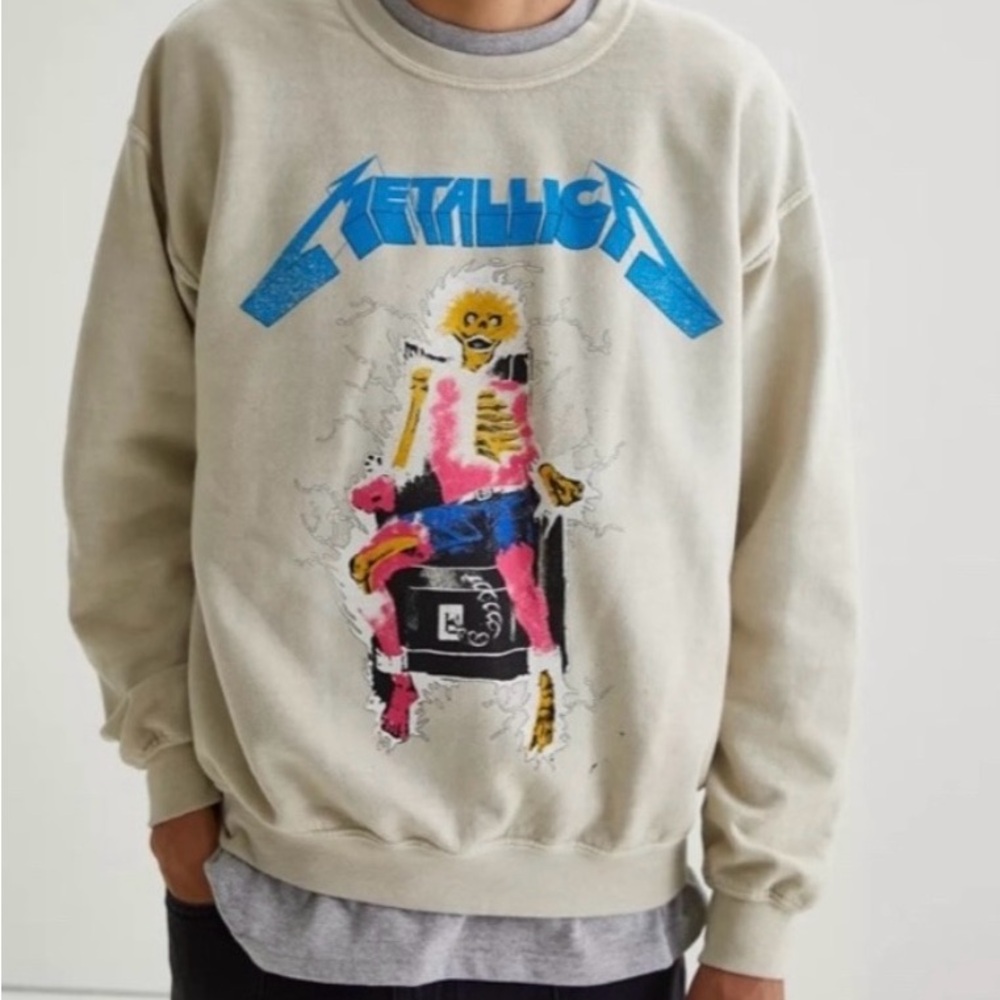 Urban Outfitters Metallica crewneck